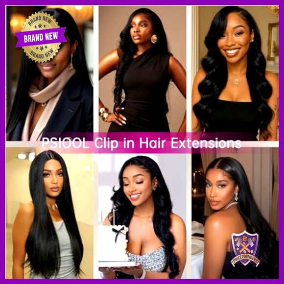 18 Inch Straight Human Hair Clip In Extensions 8pcs 100g Seamless main image 6